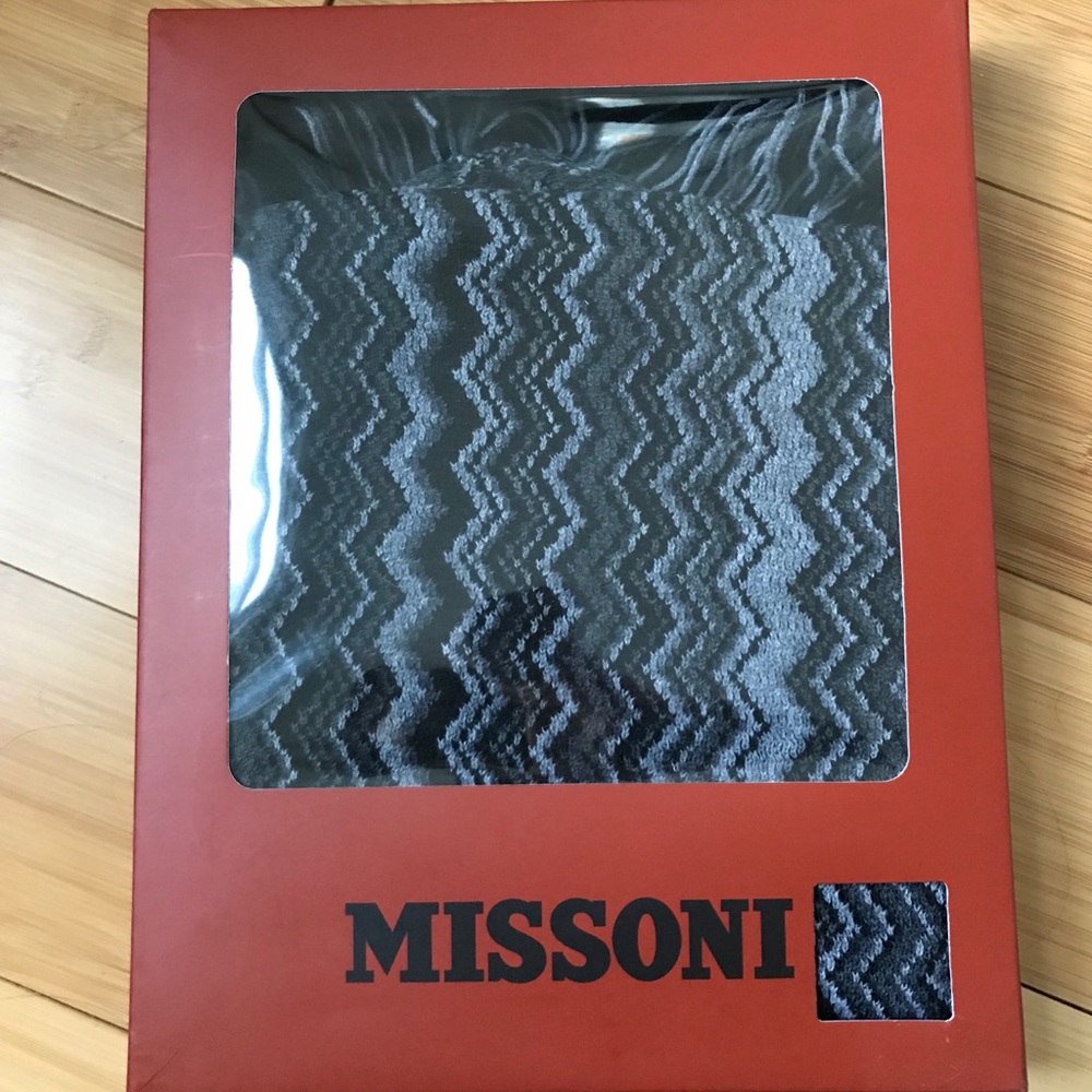 Missoni Foulard Charcoal Hat & Scarf Set
